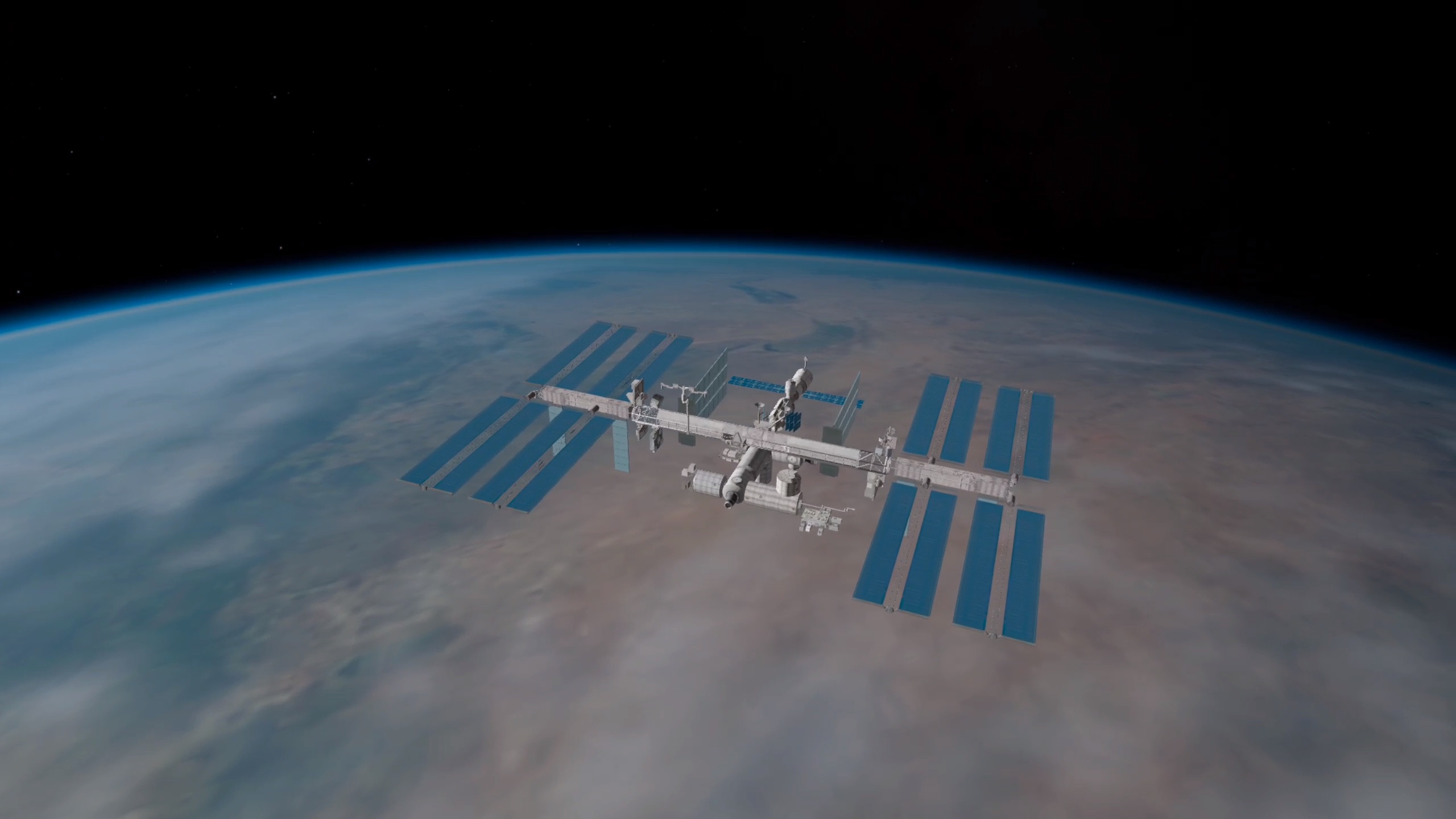 The International Space Station in Stellarium VR